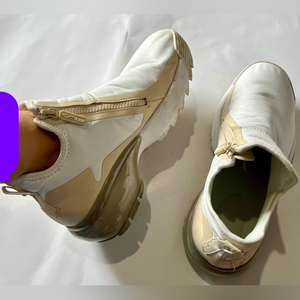 Fila White High Top Zip Closure Sneakers US Women’s 9